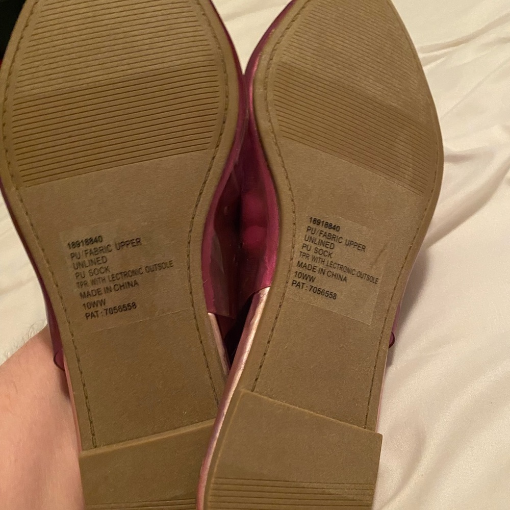 Torrid Fuchsia Rhinestone Slingback Flats - Picture 2 of 2